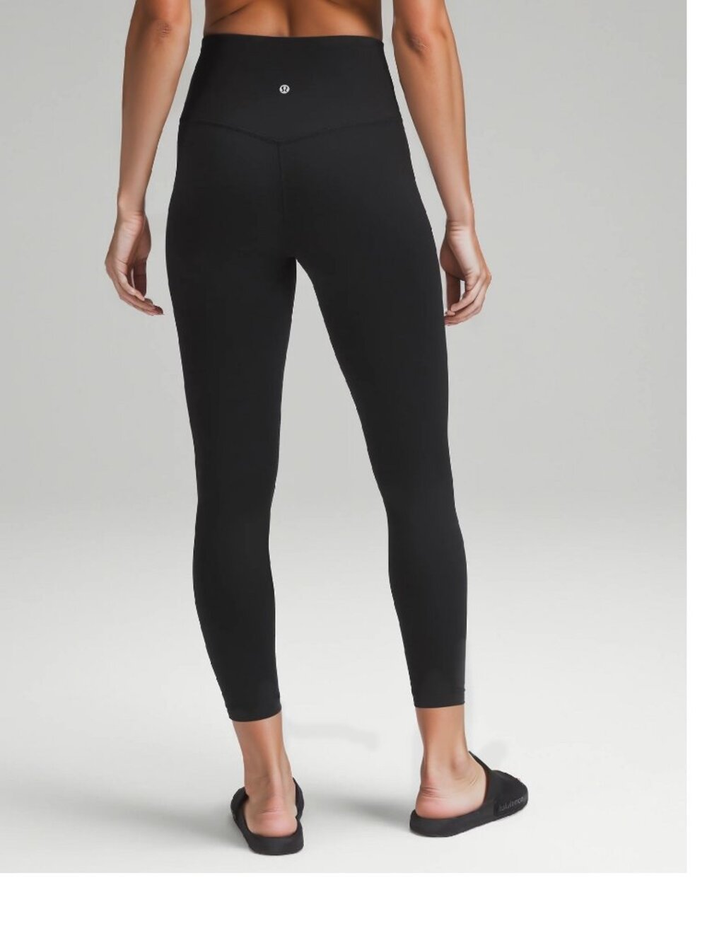 NWT LULULEMON Align High Rise 25 7/8 Length Yoga Pants Black Size 6 $98 Retail